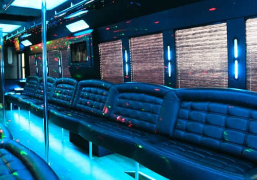 party bus with dance pole